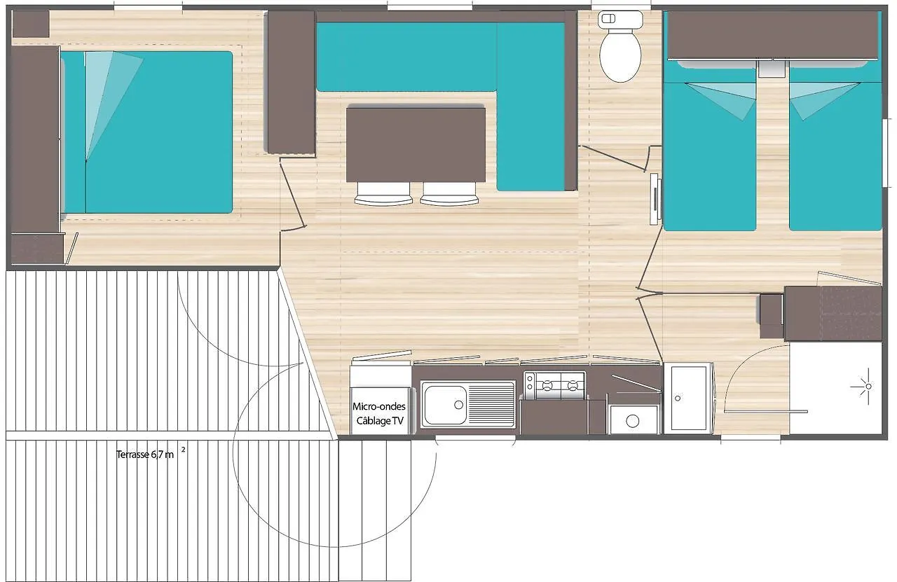 Camping Var Mobil Home Grimaud