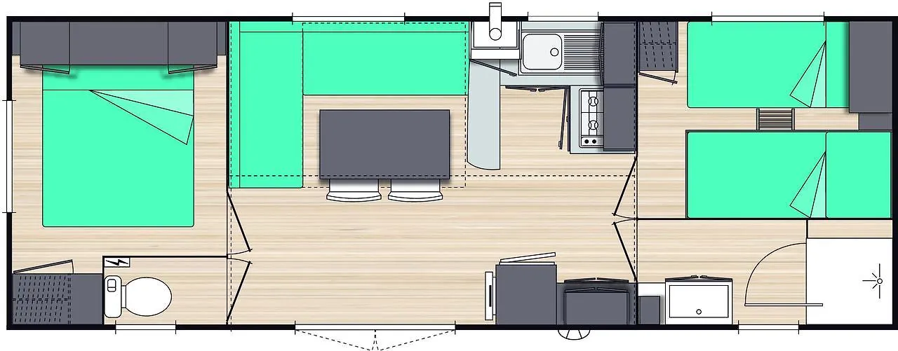 Var Mobil Home Grimaud 0*,  Frankrike